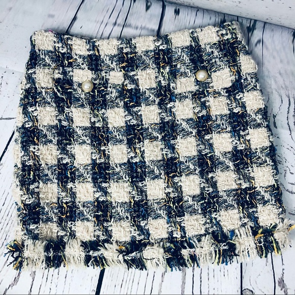 Darling Dresses & Skirts - Darling London Tweed Textured Mini Skirt